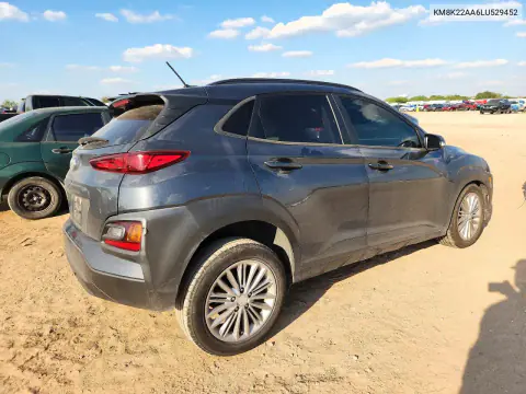 2020 Hyundai Kona Sel VIN KM8K22AA6LU529452 фото 3