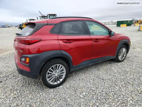 KM8K2CAA7LU473107 — 2020 Hyundai Kona, фото 3 с аукциона Copart 15.10.2026, Механические повреждения
