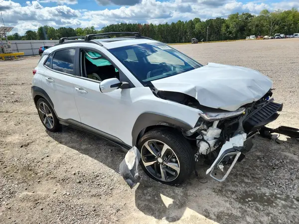 KM8K33A53MU627975 — 2021 Hyundai Kona, фото 4 с аукциона Copart, Передняя часть