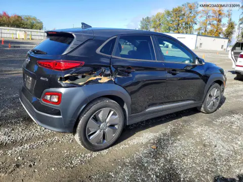 2021 Hyundai Kona Sel VIN KM8K23AG3MU133099 фото 3