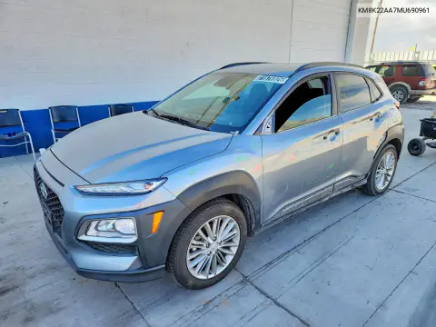 KM8K22AA7MU690961 — 2021 Hyundai Kona, Сторона, фото до ремонта