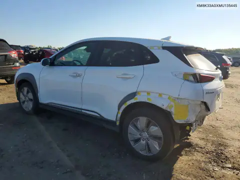 KM8K33AGXMU135445 — 2021 Hyundai Kona, фото 2 с аукциона Copart 19.10.2026, Задняя часть