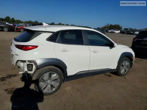 KM8K33AGXMU135445 — 2021 Hyundai Kona, фото 3 с аукциона Copart 19.10.2026, Задняя часть
