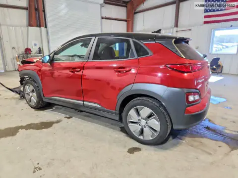 2021 Hyundai Kona Sel VIN KM8K23AG1MU099552 фото 2