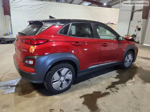 2021 Hyundai Kona Sel VIN KM8K23AG1MU099552 фото 3