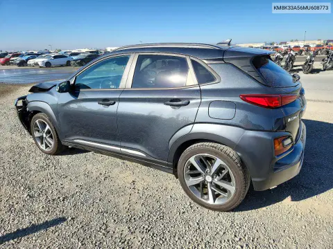 2021 Hyundai Kona Limited VIN KM8K33A56MU608773 фото 2