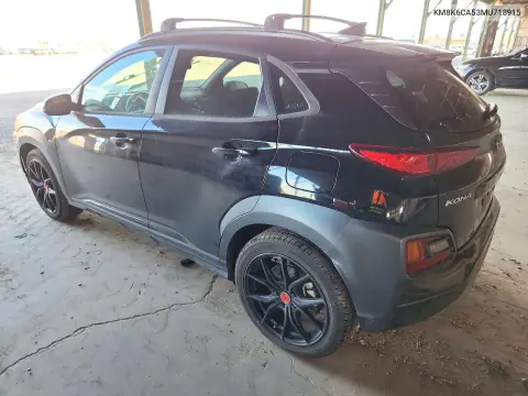 2021 Hyundai Kona Night VIN KM8K6CA53MU718915 фото 2