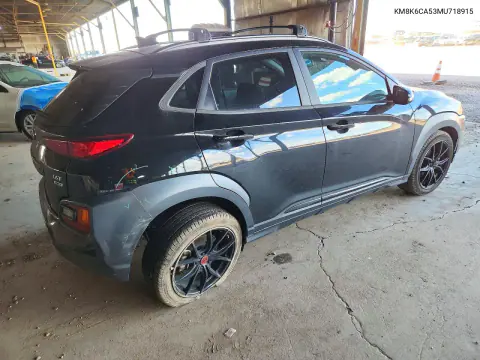 2021 Hyundai Kona Night VIN KM8K6CA53MU718915 фото 3