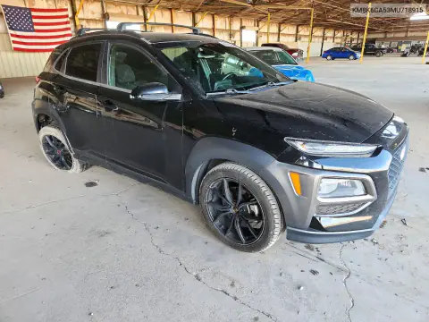 2021 Hyundai Kona Night VIN KM8K6CA53MU718915 фото 4