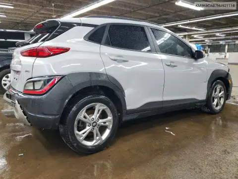 2022 Hyundai Kona Sel VIN KM8K6CAB7NU921118 фото 3