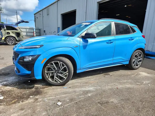 KM8K3CA36NU859079 — 2022 Hyundai Kona, Задняя часть (Rear End), фото до ремонта