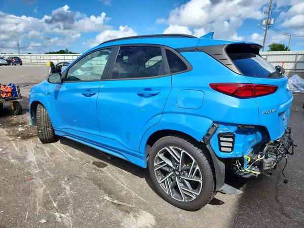 KM8K3CA36NU859079 — 2022 Hyundai Kona, фото 2 с аукциона Copart, Задняя часть