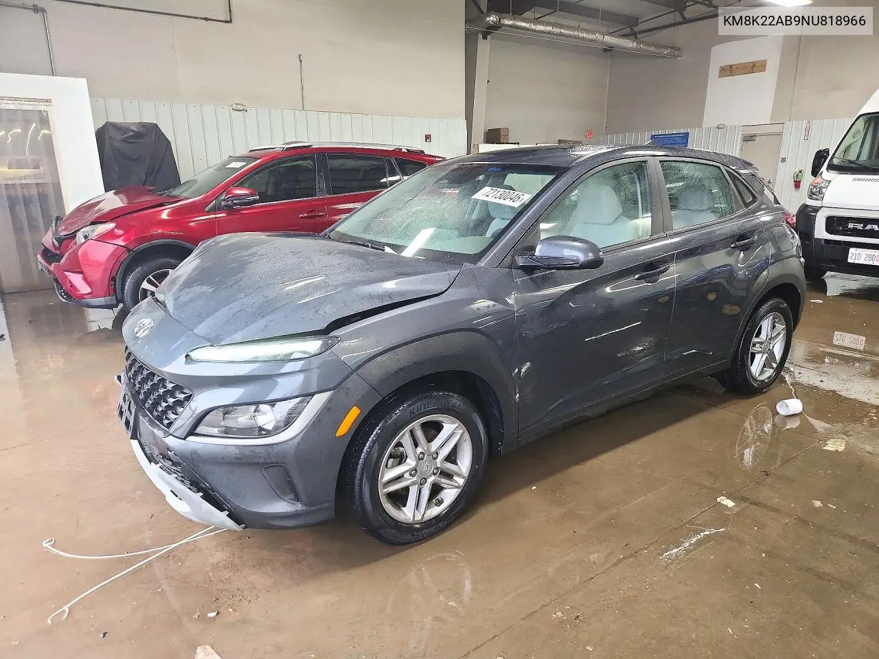 2022 Hyundai Kona Se VIN KM8K22AB9NU818966 фото 1