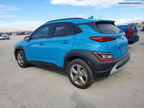 2022 Hyundai Kona Sel VIN KM8K62AB5NU885049 фото 2
