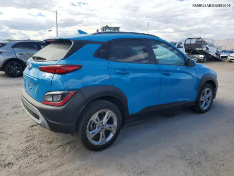 2022 Hyundai Kona Sel VIN KM8K62AB5NU885049 фото 3