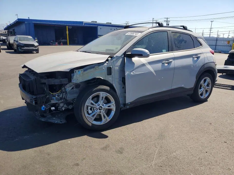 KM8K6CAB8PU051091 Hyundai Kona 2023 — повреждение Передняя часть, фото до ремонта