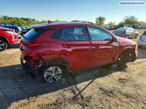 2023 Hyundai Kona Se VIN KM8K23AG5PU187654 фото 3