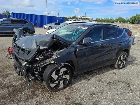 KM8HECA34RU048066 — 2024 Hyundai Kona, Передняя часть, фото до ремонта
