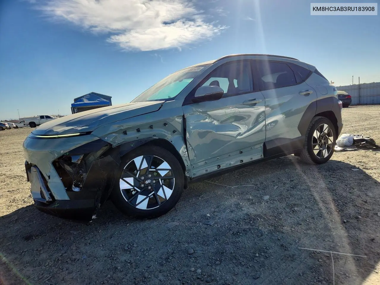 KM8HC3AB3RU183908 Hyundai Kona 2024 — повреждение Передняя часть, фото до ремонта