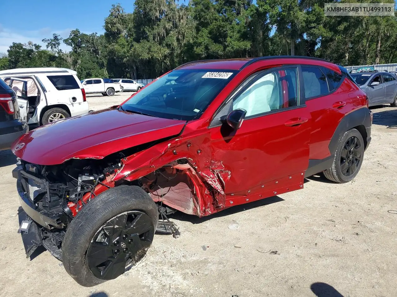 2026 Hyundai Kona Sel Sport VIN KM8HF3AB1TU499113 фото 1