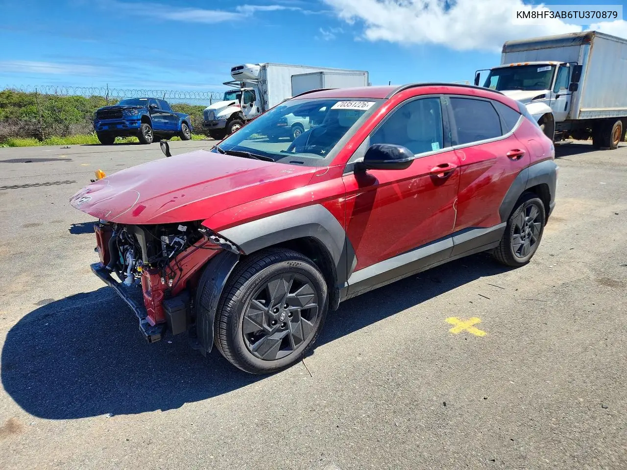 2026 Hyundai Kona Sel Sport VIN KM8HF3AB6TU370879 фото 1