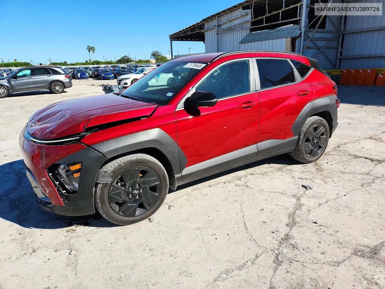 2026 Hyundai Kona Sel Sport VIN KM8HF3ABXTU389726 фото 1