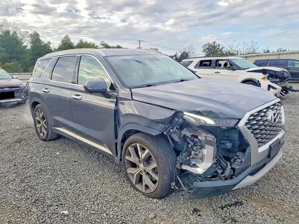 KM8R5DHE8MU193461 — 2021 Hyundai Palisade, фото 4 с аукциона Copart, Передняя часть