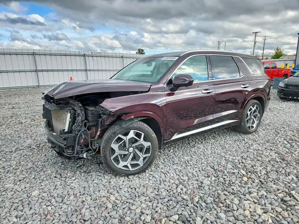 KM8R5DHE4MU243563 — 2021 Hyundai Palisade, Передняя часть (Front End), фото до ремонта
