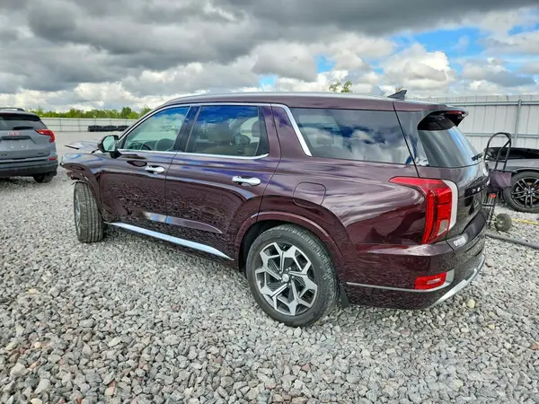 KM8R5DHE4MU243563 — 2021 Hyundai Palisade, фото 2 с аукциона Copart 28.09.2026, Передняя часть