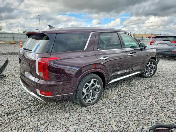 KM8R5DHE4MU243563 — 2021 Hyundai Palisade, фото 3 с аукциона Copart 28.09.2026, Передняя часть