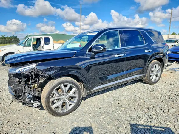 KM8R54HE8MU216074 — 2021 Hyundai Palisade, Передняя часть (Front End), фото до ремонта