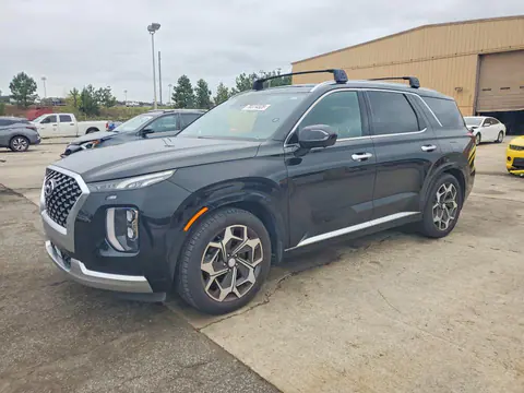 KM8R7DHE2MU187309 — 2021 Hyundai Palisade, Передняя часть (Front End), фото до ремонта