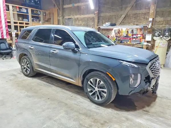 KM8R2DHE5MU287306 — 2021 Hyundai Palisade, фото 4 с аукциона Copart, Передняя часть