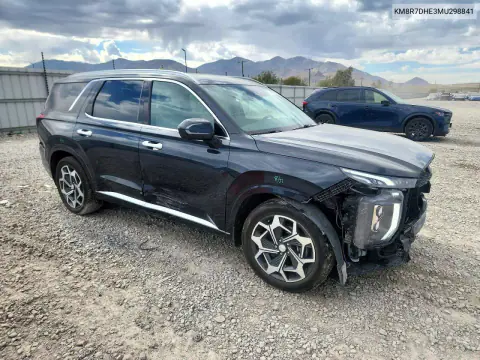 2021 Hyundai Palisade Calligraphy VIN KM8R7DHE3MU298841 фото 4