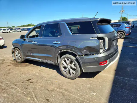 KM8R34HE5MU175148 — 2021 Hyundai Palisade, фото 2 с аукциона Copart, Передняя часть