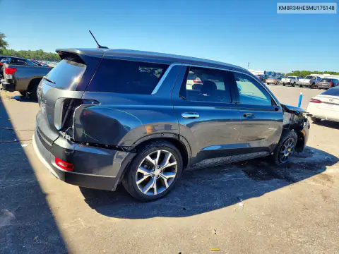 KM8R34HE5MU175148 — 2021 Hyundai Palisade, фото 3 с аукциона Copart, Передняя часть