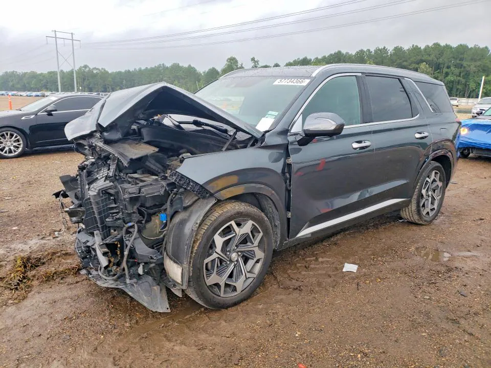 2022 HYUNDAI PALISADE VIN KM8R74HE6NU463587 фото 1