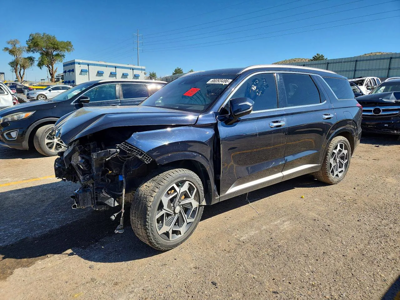 2022 Hyundai Palisade Calligraphy VIN KM8R7DHE3NU390243 фото 1