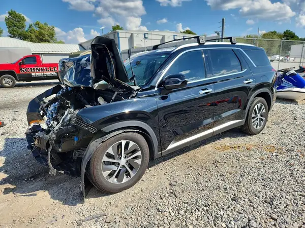 KM8R2DHE4NU391223 — 2022 Hyundai Palisade, Передняя часть (Front End), фото до ремонта