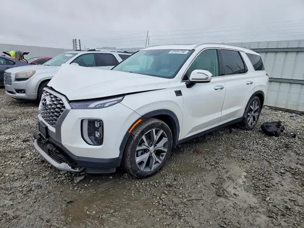 KM8R4DHE2NU369215 — 2022 Hyundai Palisade, Передняя часть (Front End), фото до ремонта