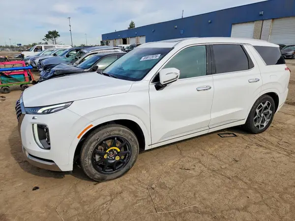 KM8R7DHE2NU352647 — 2022 Hyundai Palisade, Боковая часть (Side), фото до ремонта
