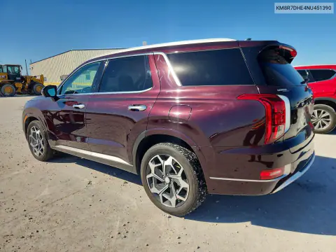 2022 Hyundai Palisade Calligraphy VIN KM8R7DHE4NU451390 фото 2
