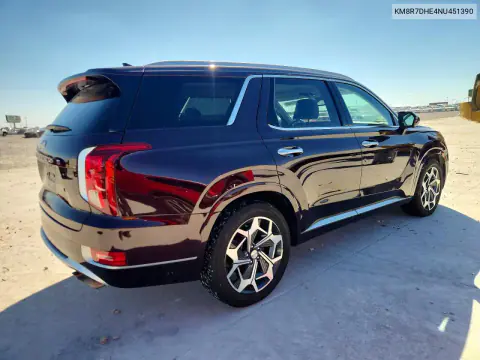 2022 Hyundai Palisade Calligraphy VIN KM8R7DHE4NU451390 фото 3