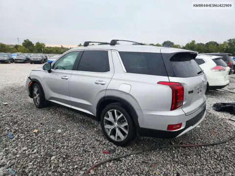 2022 Hyundai Palisade Sel VIN KM8R44HE5NU422909 фото 2