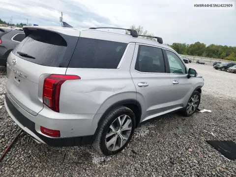2022 Hyundai Palisade Sel VIN KM8R44HE5NU422909 фото 3