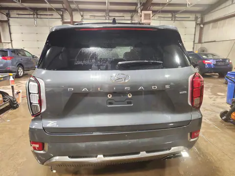 KM8R7DHE3NU464115 — 2022 Hyundai Palisade, Задняя часть, фото до ремонта