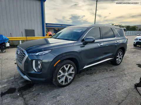 2022 Hyundai Palisade Sel VIN KM8R34HE8NU435091 фото 1