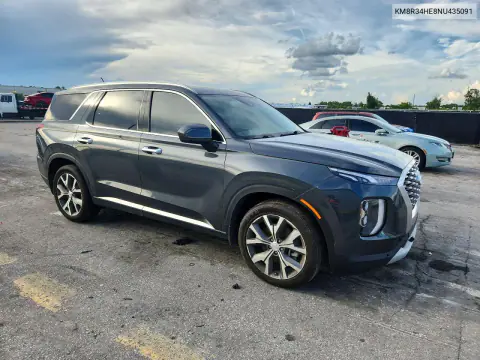 2022 Hyundai Palisade Sel VIN KM8R34HE8NU435091 фото 4