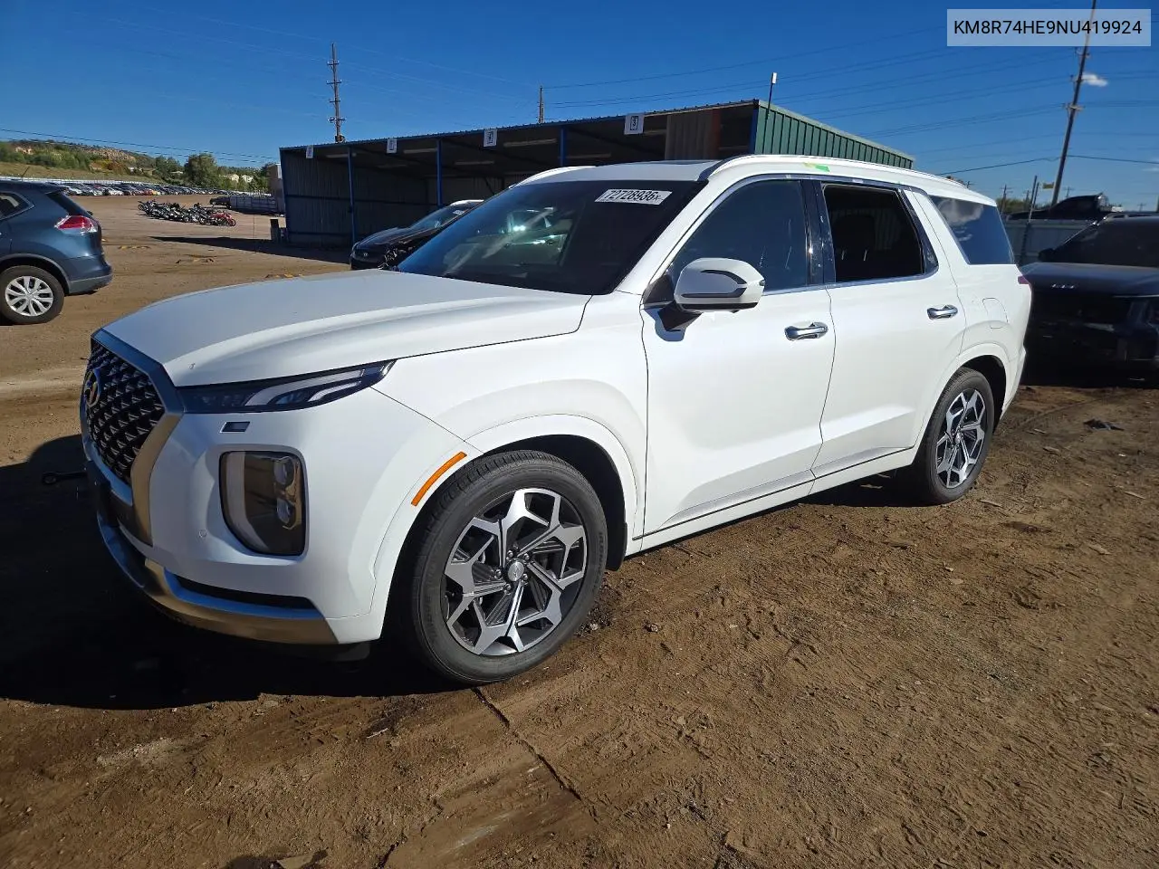 2022 Hyundai Palisade Calligraphy VIN KM8R74HE9NU419924 фото 1