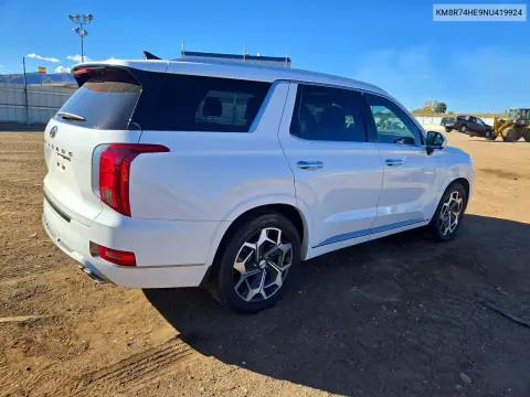 2022 Hyundai Palisade Calligraphy VIN KM8R74HE9NU419924 фото 3